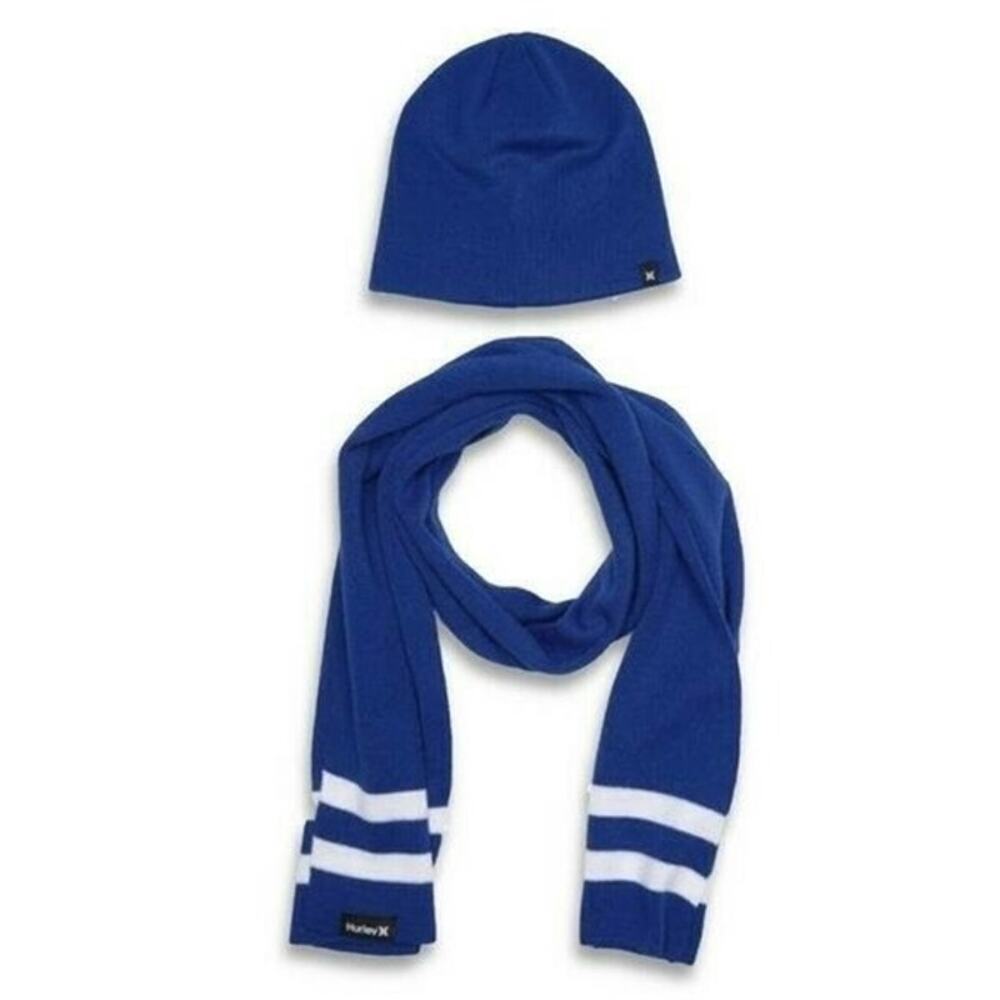 NWT Hurley New Yorker Beanie Hat Scarf 2-Piece Set